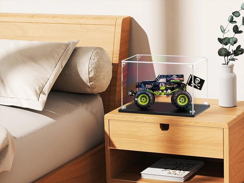 dofopo Clear Acrylic Display Case, Self-Assemble Showcase for Collectibles, Action Figures, Dolls- Alternative Glass Box for Commemorative Gifts（10*6*6inch,26*16*16cm） - Image 4